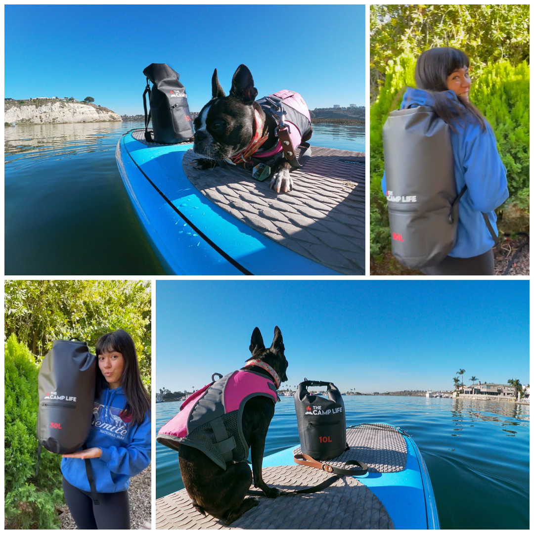 Dry Bags 10L / 20L - Waterproof storage for camping, kayaking