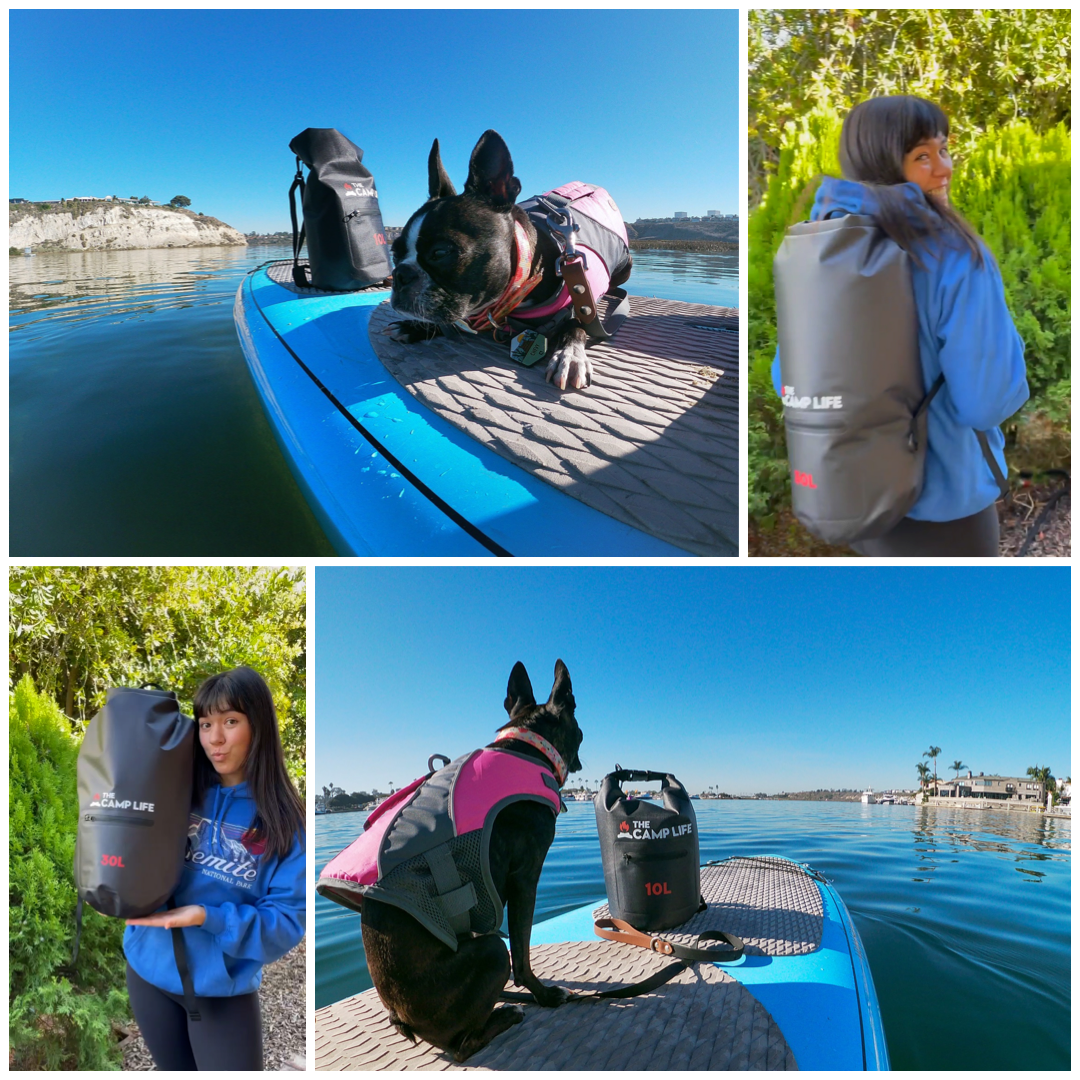 Oak Creek Canyon Falls 30L Dry Bag Backpack. Premium Waterproof Backpack with Padded Shoulder Straps. PVC Construction. Keep Your Gear Dry