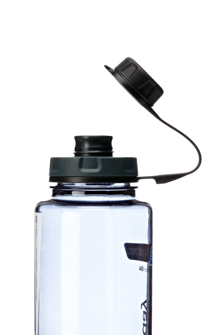 capCAP is a 2-in-1 accessory cap designed to work with Nalgene, CamelBak,  and most other bottles — humangear