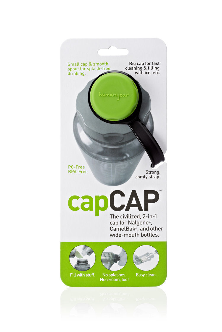 Spout Lid w/ Wide Loop | Black - Leak-Proof, BPA Free